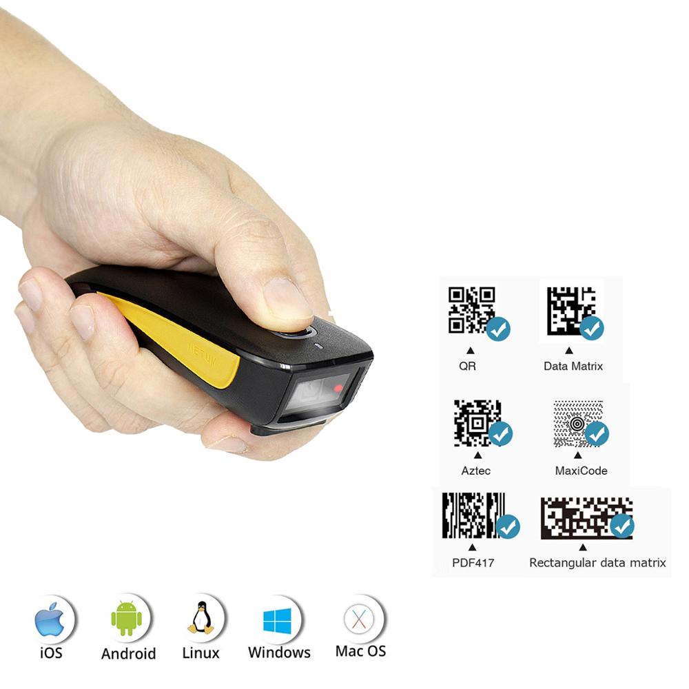 Document Scanner Portable - Беспроводной 2D-сканер штрих-кодов NETUM C750 (Bluetooth