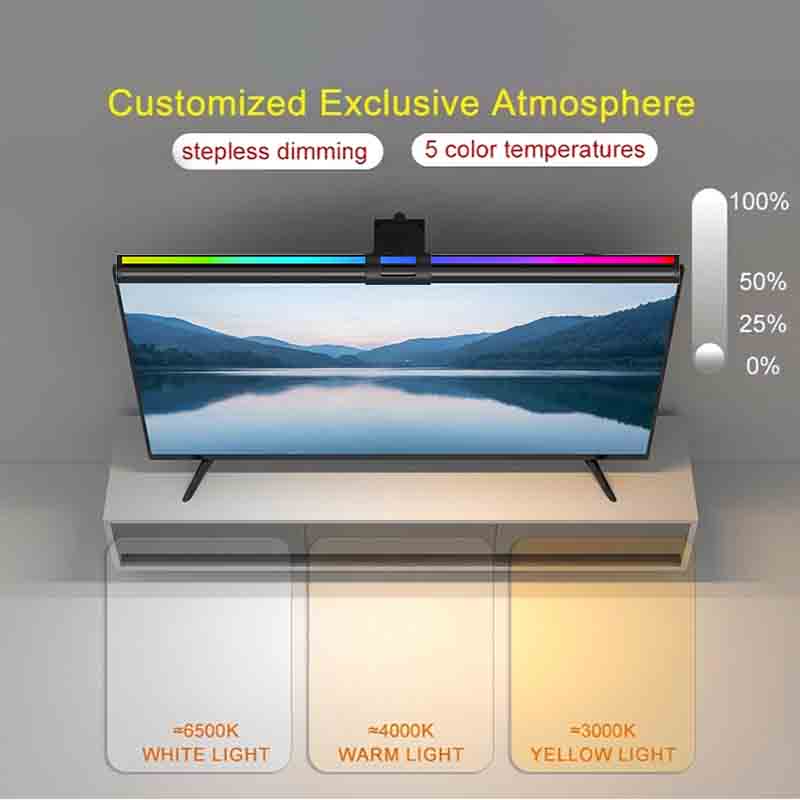 Светодиодная RGB-лампа для мон – обзор и цена Home Office Work Table