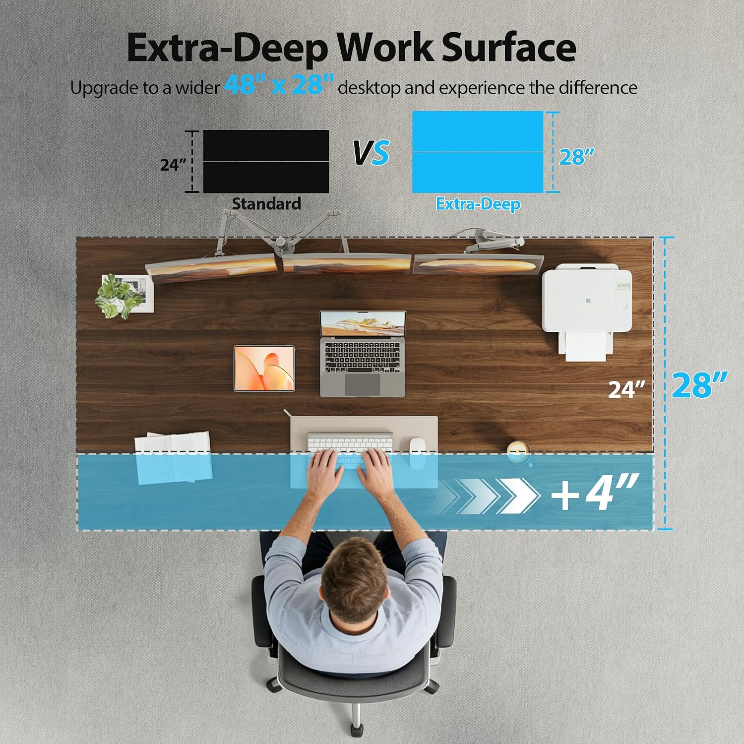 Электрический регулируемый по  – обзор и цена Home Office Work Table