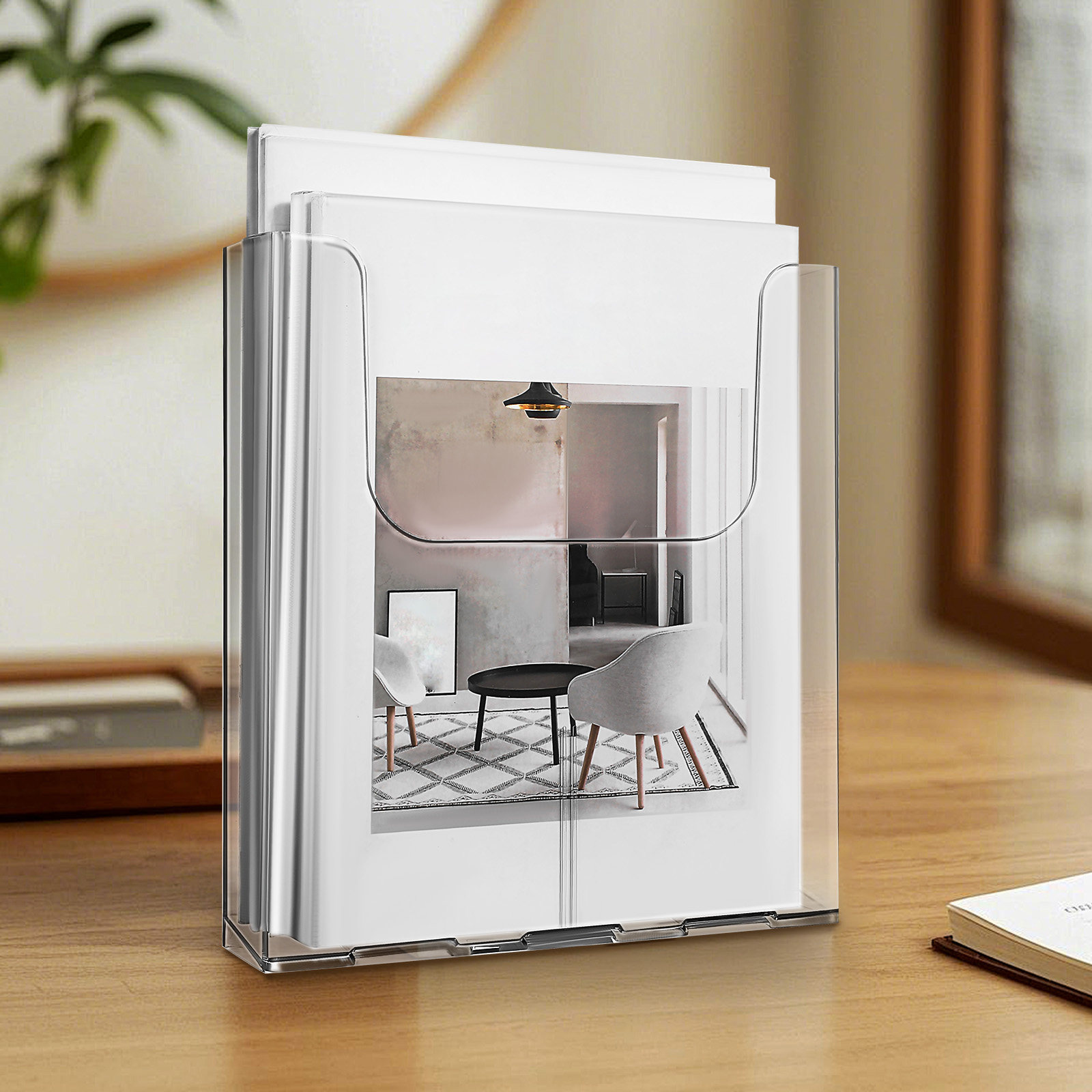 4 шт. акриловых настенных орга – обзор и цена Document Holder Stand