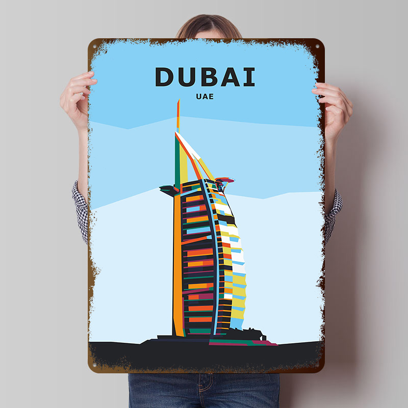 Металлическая винтажная таблич – обзор и цена Home Office Dubai