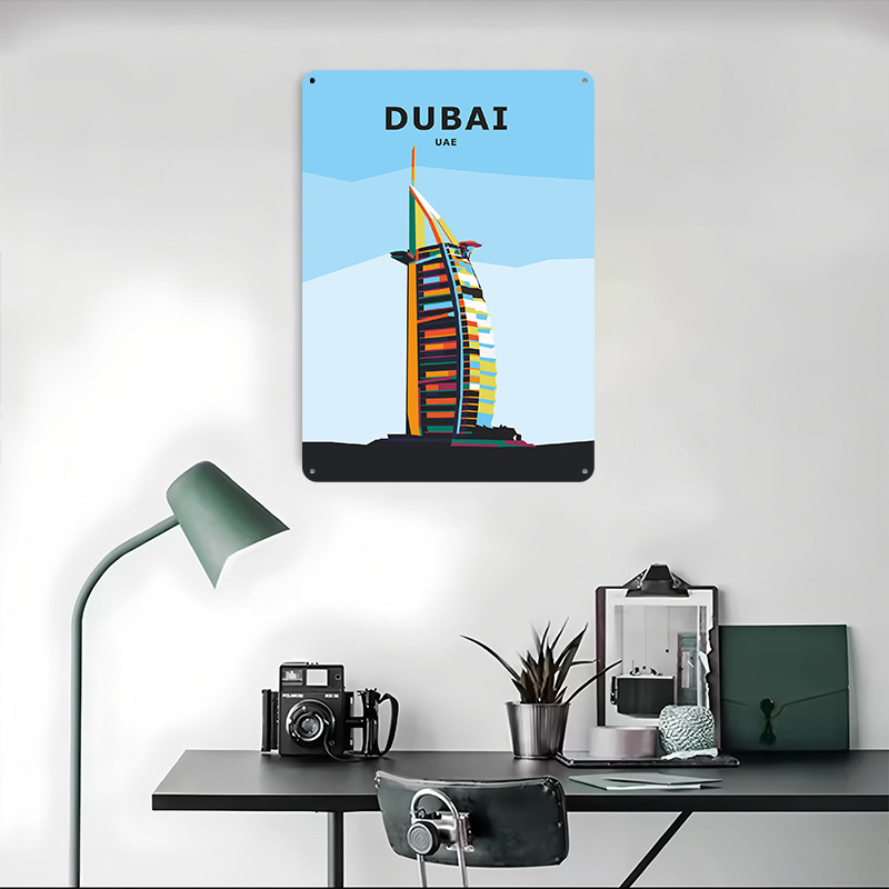 Металлическая винтажная таблич – обзор и цена Home Office Dubai