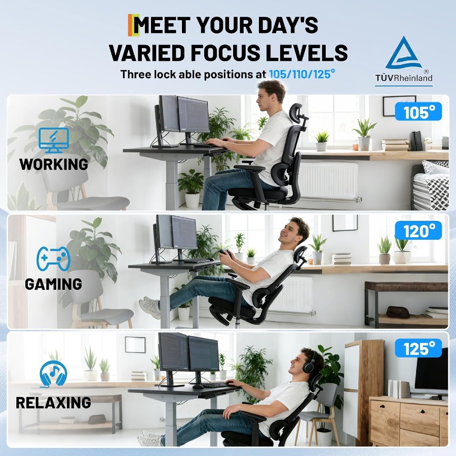 Эргономичное сетчатое игровое  – обзор и цена Ergonomic Office Chair